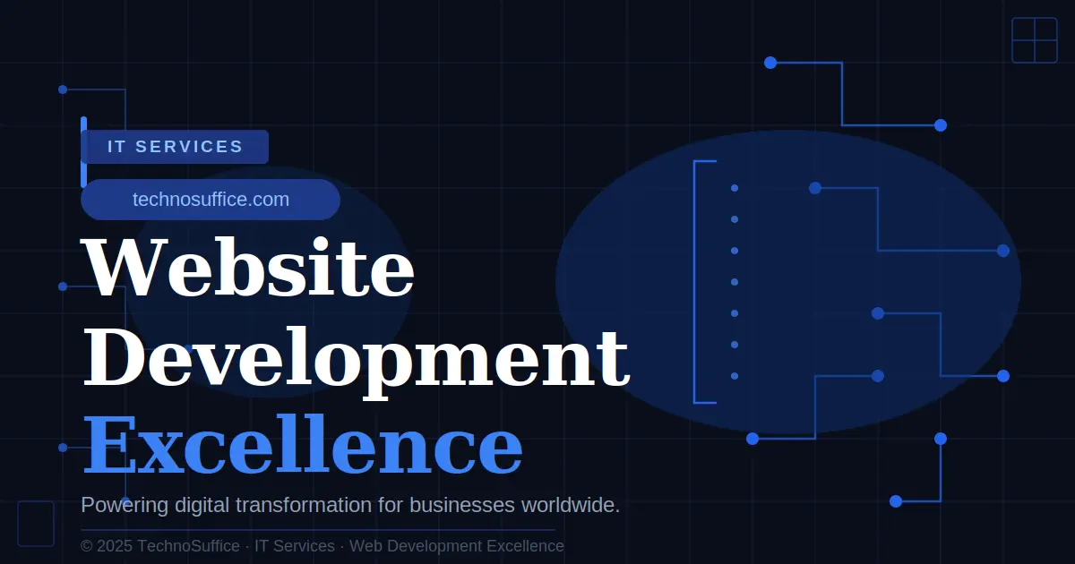 Website Development Excellence | Technosuffice